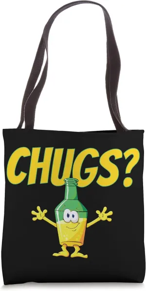 Chugs Retro design for beer toast design for parties Tote Bag