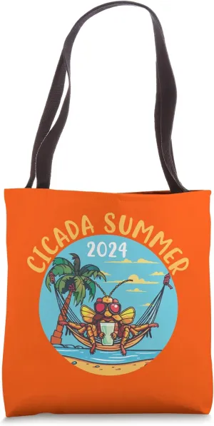 Cicada Summer 2024 Brood XIX Hatch Bug Lover Entomologist Tote Bag