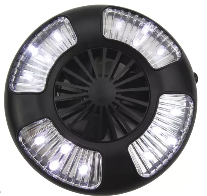Clam Fan/LED Light Combo
