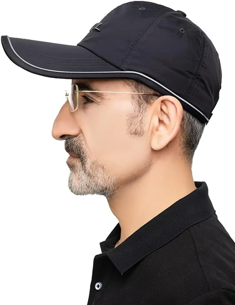 CLAPE Mens Hat Quick Dry Golf Baseball Cap UPF50  Unstructured Outdoor Caps Unisex Breathable Sports Cap Adjustable Sun Hat