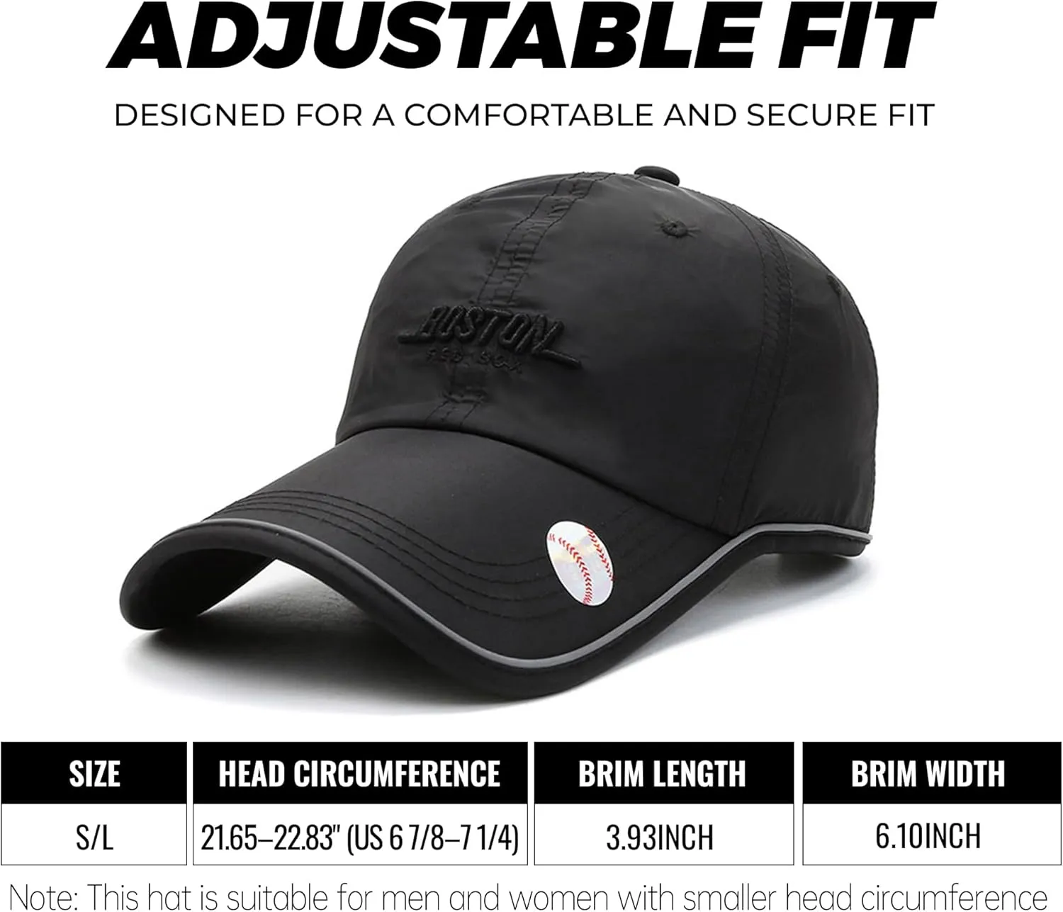 CLAPE Mens Hat Quick Dry Golf Baseball Cap UPF50  Unstructured Outdoor Caps Unisex Breathable Sports Cap Adjustable Sun Hat