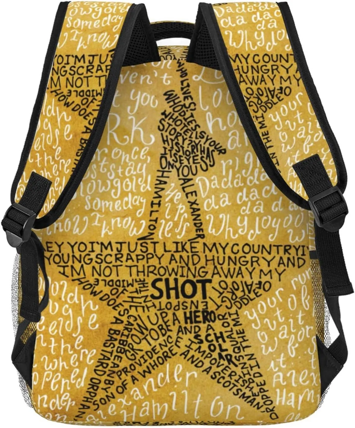 Classic Canvas Shoulder Bag, Hamilton Backpack Travel Knapsack Lightweight Daypack