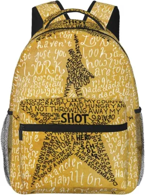 Classic Canvas Shoulder Bag, Hamilton Backpack Travel Knapsack Lightweight Daypack