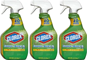 Clorox Clean-Up Bleach Cleaner Spray Value 24 Fl Oz (Pack of 3)