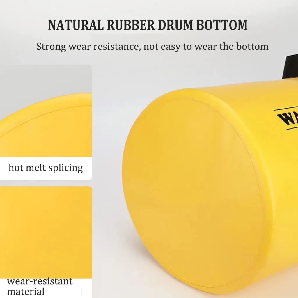 Collapsible Bucket Compact Portable Folding Water Container Wash Basin Lightweight, Durable for Outdoor Traveling Hiking Fishing Gardening Camping (Color : /Blue)