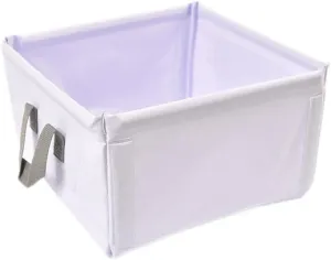 Collapsible Bucket,Outdoor Cloth Bucket Pack Sink Folding Square Bucket for Outdoor Camping Fishing Travelling Gardening Car Washing