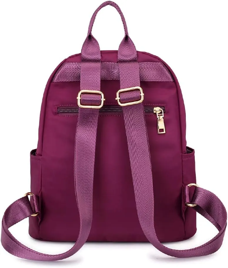 Collsants Small Backpack for Women - Mini Nylon Day Pack Fashion Backpack (Grey)