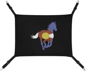 Colorado Wild Horses Hanging Cat Bed Soft Breathable Pet Hammock for Cage Pet Sleeper for Kitten Ferret Puppy Rabbit