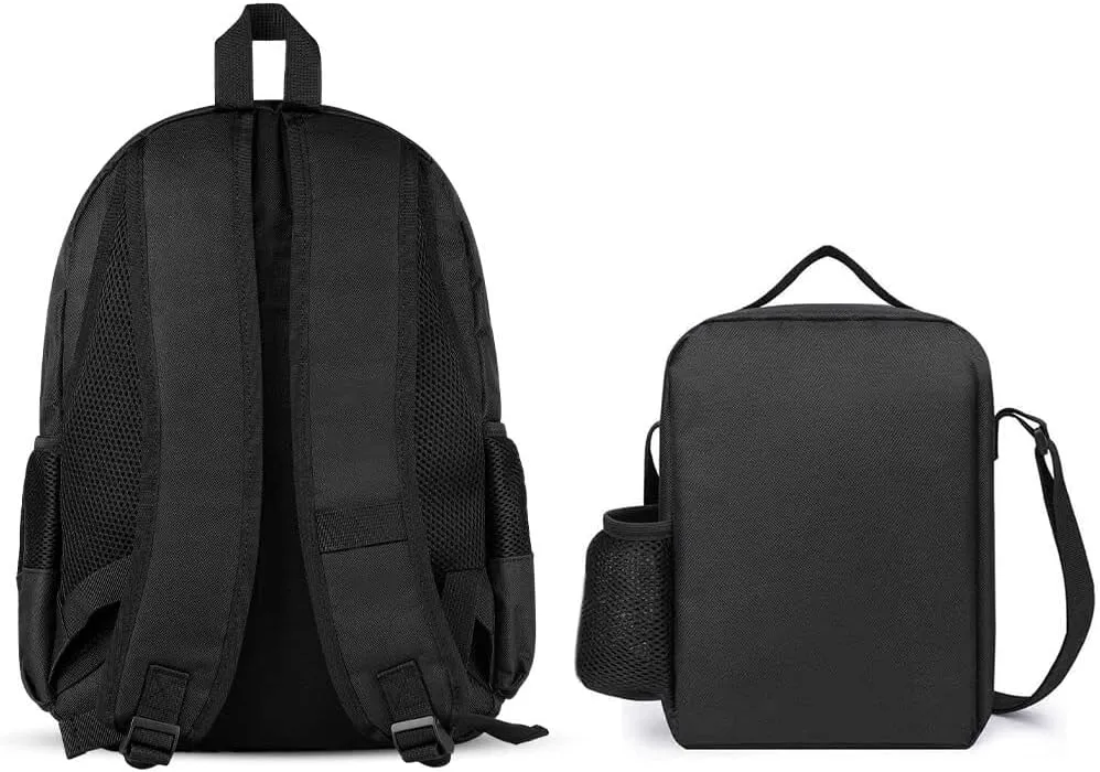 Colorful Butterfly Lightweight Pocket Backpack Crossbody Lunch Bag Set Unisex