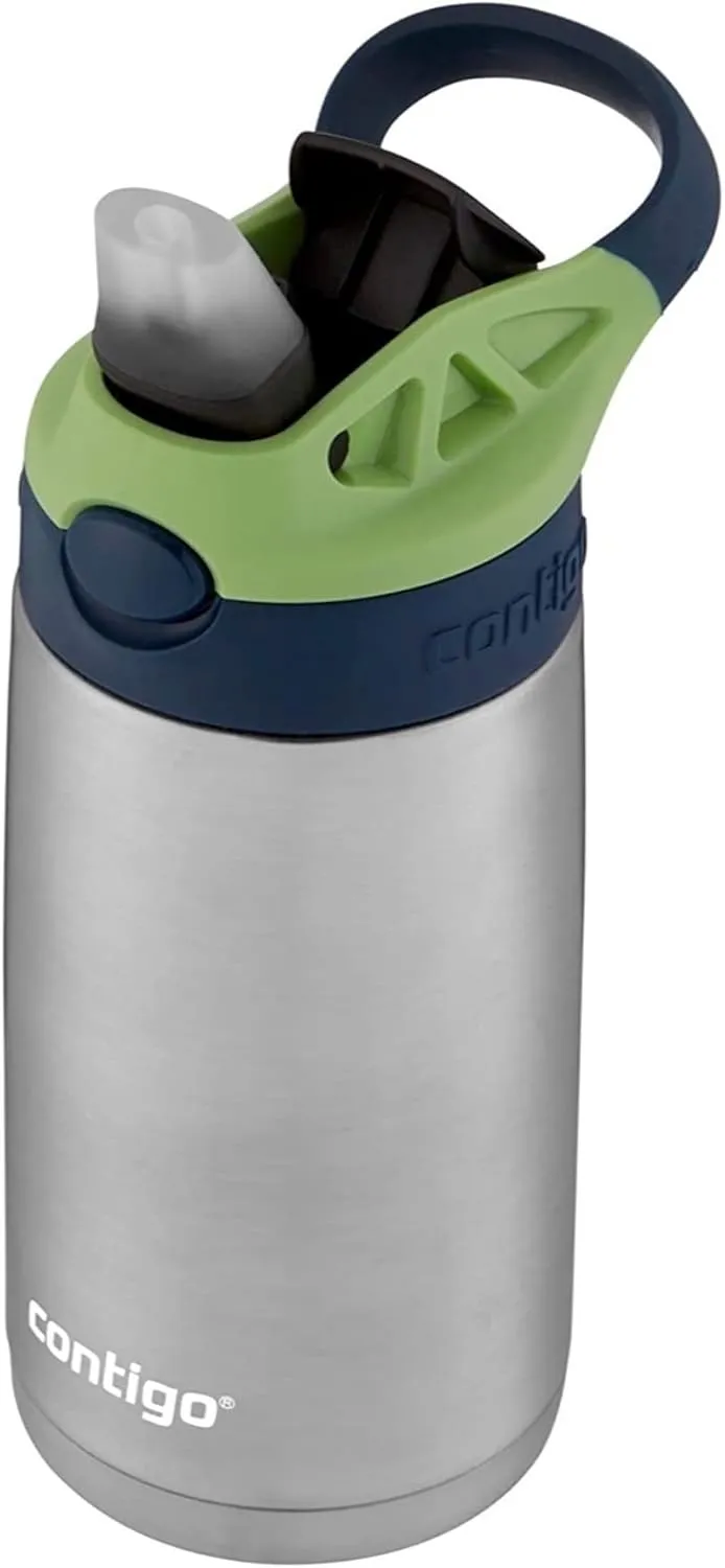 Contigo AUTOSPOUT Camping Hydration Thermal Bottle 1 Count (Pack of 1) Blueberry/Green Apple