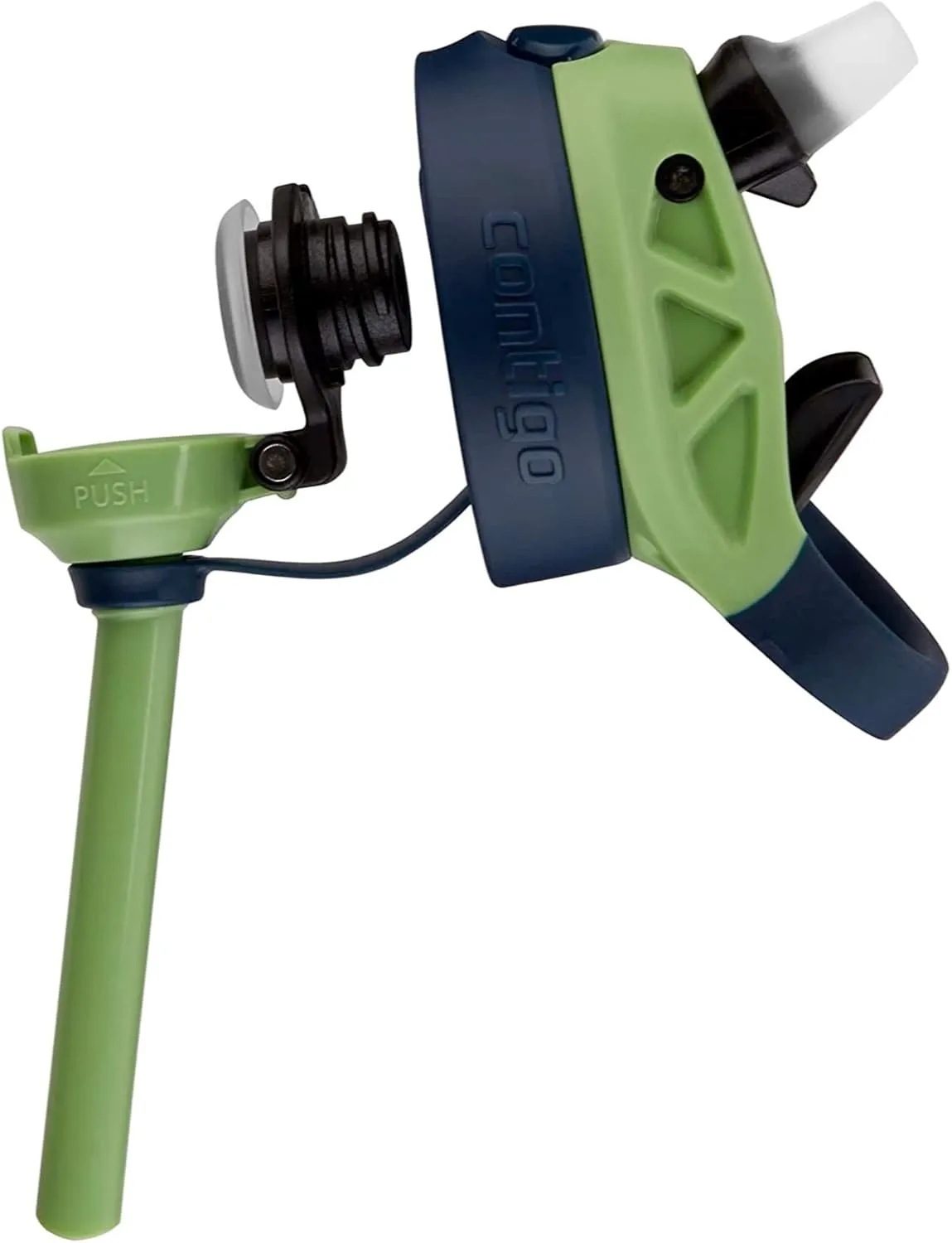 Contigo AUTOSPOUT Camping Hydration Thermal Bottle 1 Count (Pack of 1) Blueberry/Green Apple