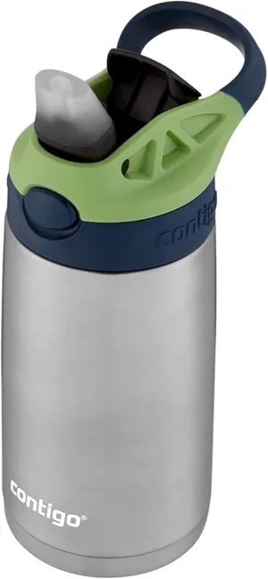 Contigo AUTOSPOUT Camping Hydration Thermal Bottle 1 Count (Pack of 1) Blueberry/Green Apple