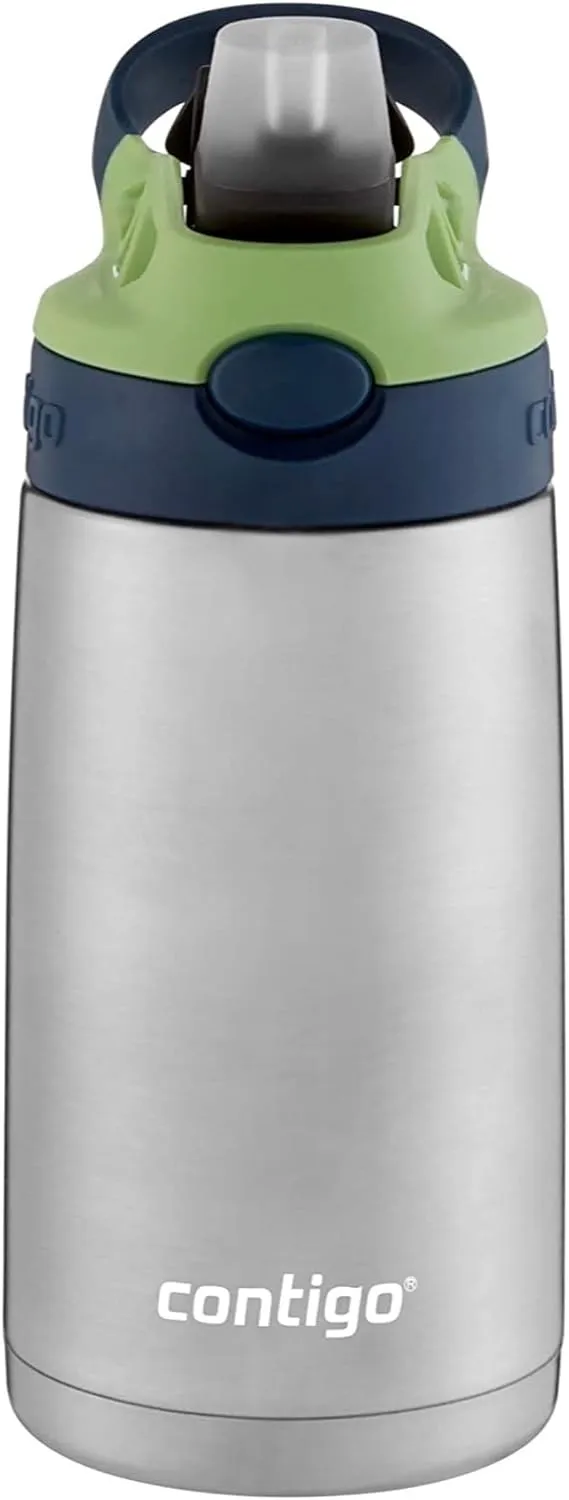 Contigo AUTOSPOUT Camping Hydration Thermal Bottle 1 Count (Pack of 1) Blueberry/Green Apple