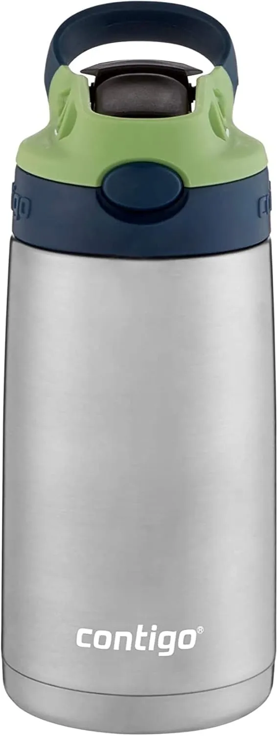 Contigo AUTOSPOUT Camping Hydration Thermal Bottle 1 Count (Pack of 1) Blueberry/Green Apple