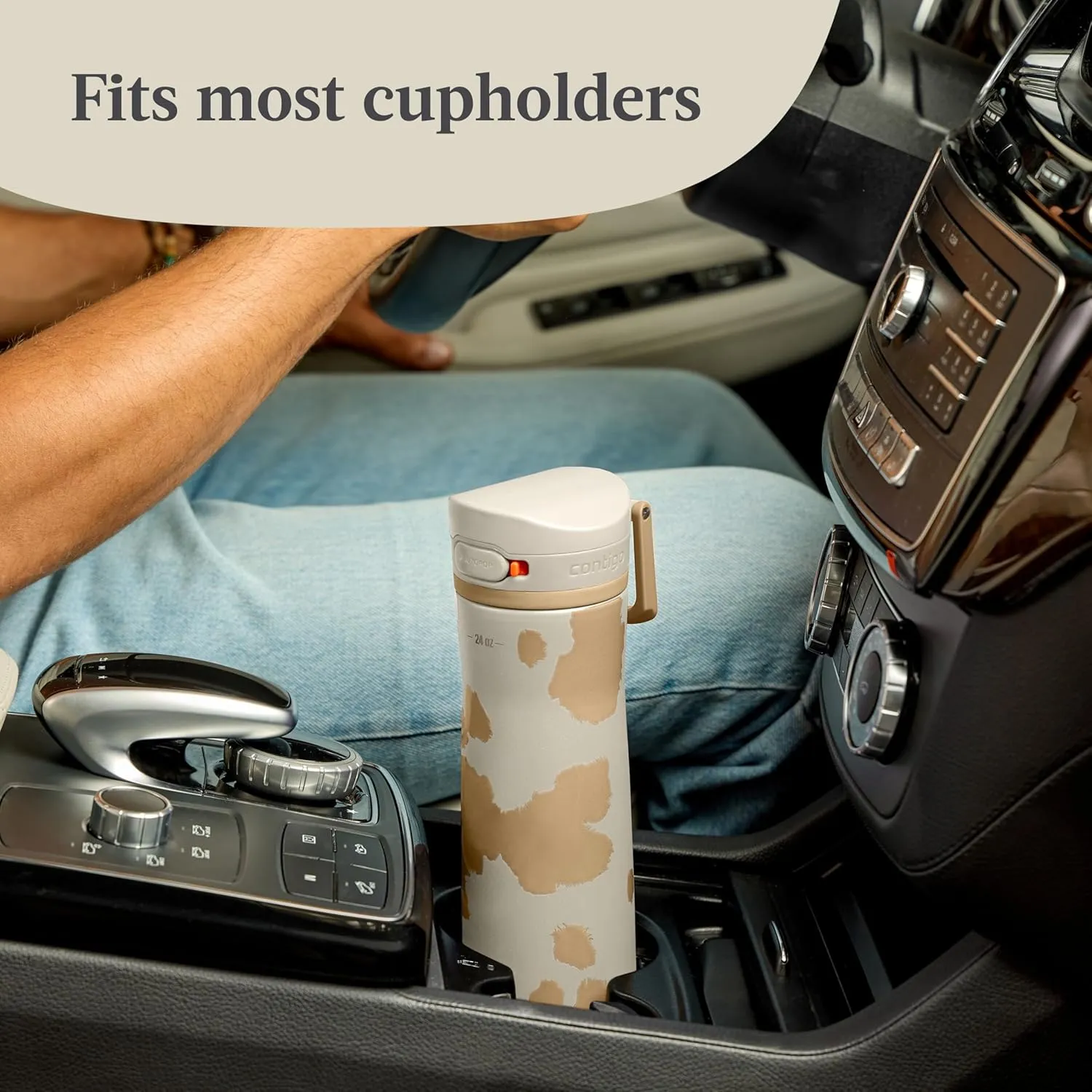 Contigo x Ally Love Jackson Chill 2.0, Stainless Steel, Autopop Lid, 24oz, Oatmilk