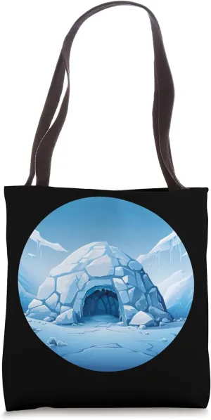 Cool Ice House for Igloo and Snow Hut Lovers Tote Bag
