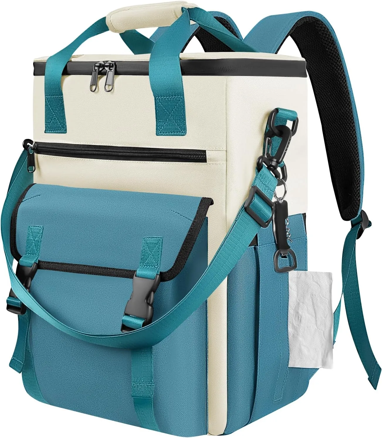Cooler Backpack, 36 Cans Insulated & Leak Proof Backpack Cooler for Women, Stylish & Portable & Waterproof Cooler Bag, Soft Ice Chest Lunch Box for Beach Picnic Outdoor Travel Work