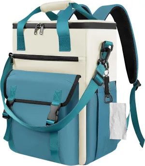 Cooler Backpack, 36 Cans Insulated & Leak Proof Backpack Cooler for Women, Stylish & Portable & Waterproof Cooler Bag, Soft Ice Chest Lunch Box for Beach Picnic Outdoor Travel Work