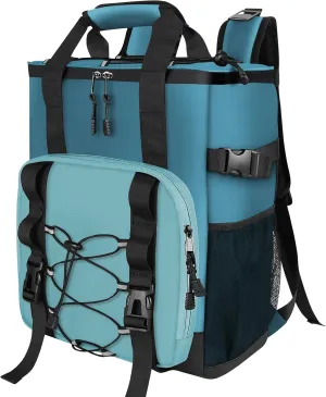 Cooler Backpack - Insulated & Leak Proof Backpack Cooler, 24 Can Portable Cooler Bag, Heavy Duty Waterproof Back Pack with Padded Handle