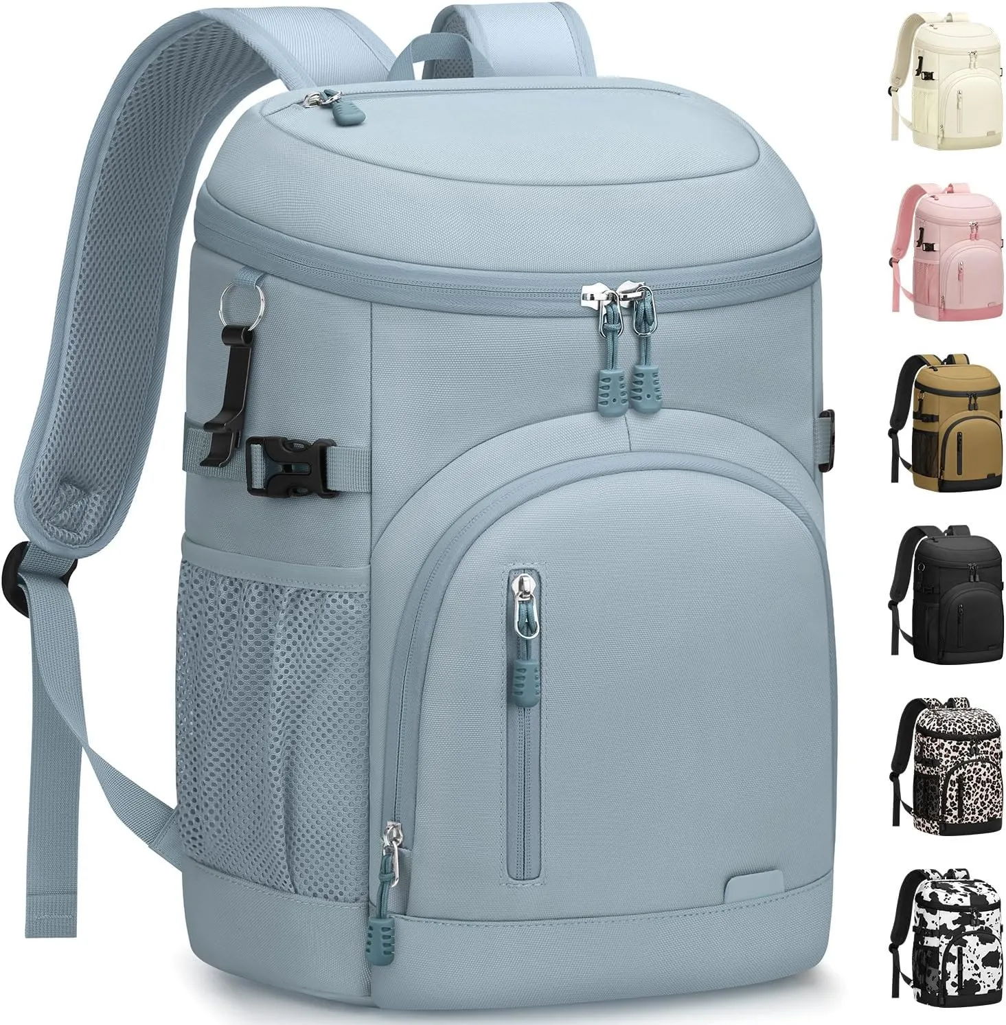 Cooler Backpack Insulated Waterproof,30 Cans Backpack Coolers Leakproof Lunch Backpack for Men Women Portable Soft Cooler Bag for Beach Camping Travel Picnic