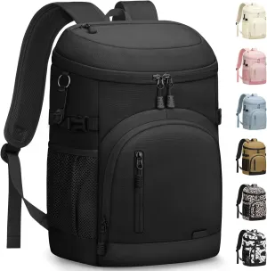 Cooler Backpack Insulated Waterproof,30 Cans Backpack Coolers Leakproof Lunch Backpack for Men Women Portable Soft Cooler Bag for Beach Camping Travel Picnic