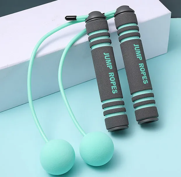 Cordless Skipping Fitness Weight Exercise Fat Burning Slimming Wireless Ball Dual-Use Skipping Rope