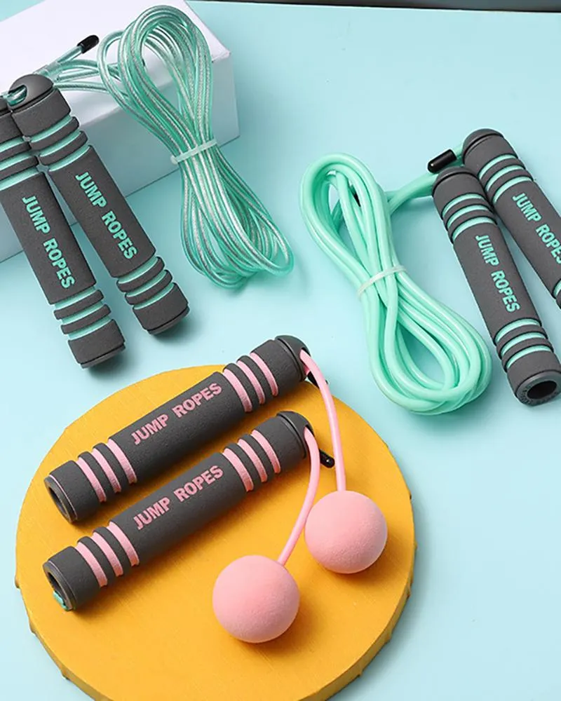 Cordless Skipping Fitness Weight Exercise Fat Burning Slimming Wireless Ball Dual-Use Skipping Rope