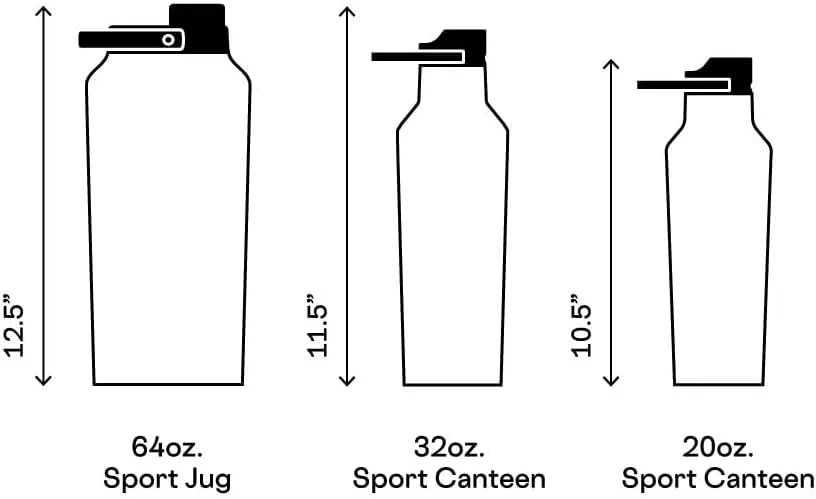 Corkcicle Sport Canteen Insulated Tumbler, Midnight Navy, 32 oz – Reusable Water Bottle Keeps Beverages Cold for 25 Hours & Hot 12 Hours – Cupholder Friendly Tumbler with Screw-On Cap