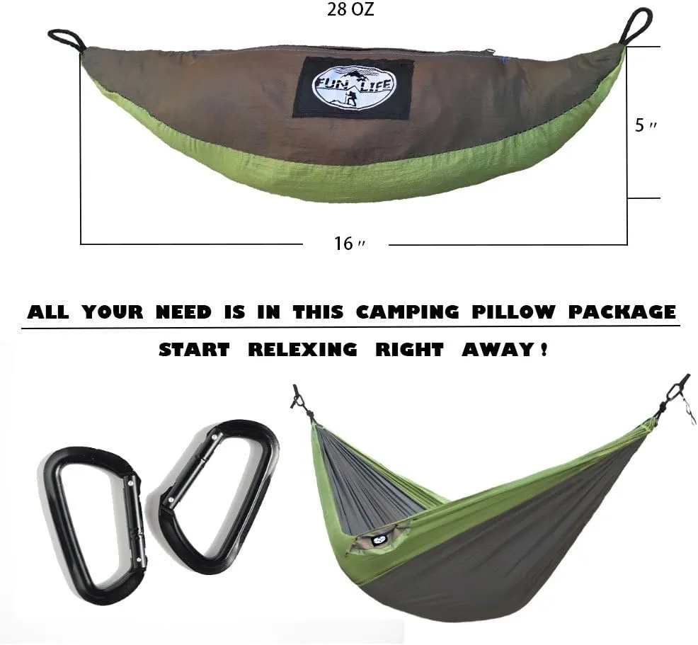 CozyMe Premium Qulity Outdoor Camping Parachute Hammock-Portable-Lightweight-Easy Setup-Quick Dry