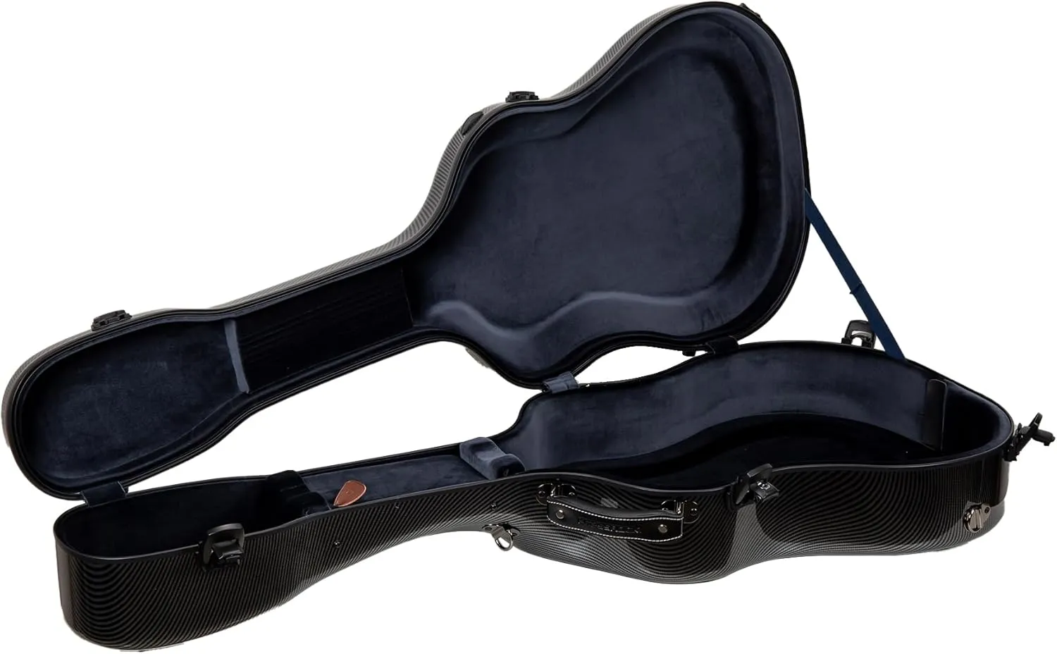 Crossrock Ultra-light Fiberglass Dreadnought Guitar Case-Fits Martin D28, Compatible to Taylor 814CE, with Protective Cover, TSA Lock, Net Weight 7 lb-Black (CRF5030DBK)