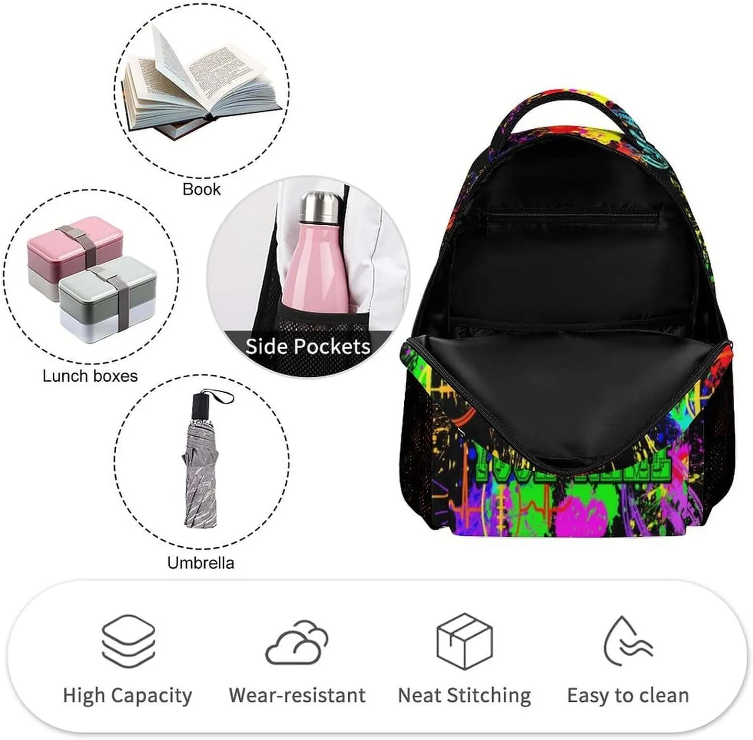 Custom Football School Backpack for Kids Girls Boys, 16 Inch Cool Football Themed Bookbag, Personality School Backpack for Students Children, sustainable, Lightweight, Large Capacity