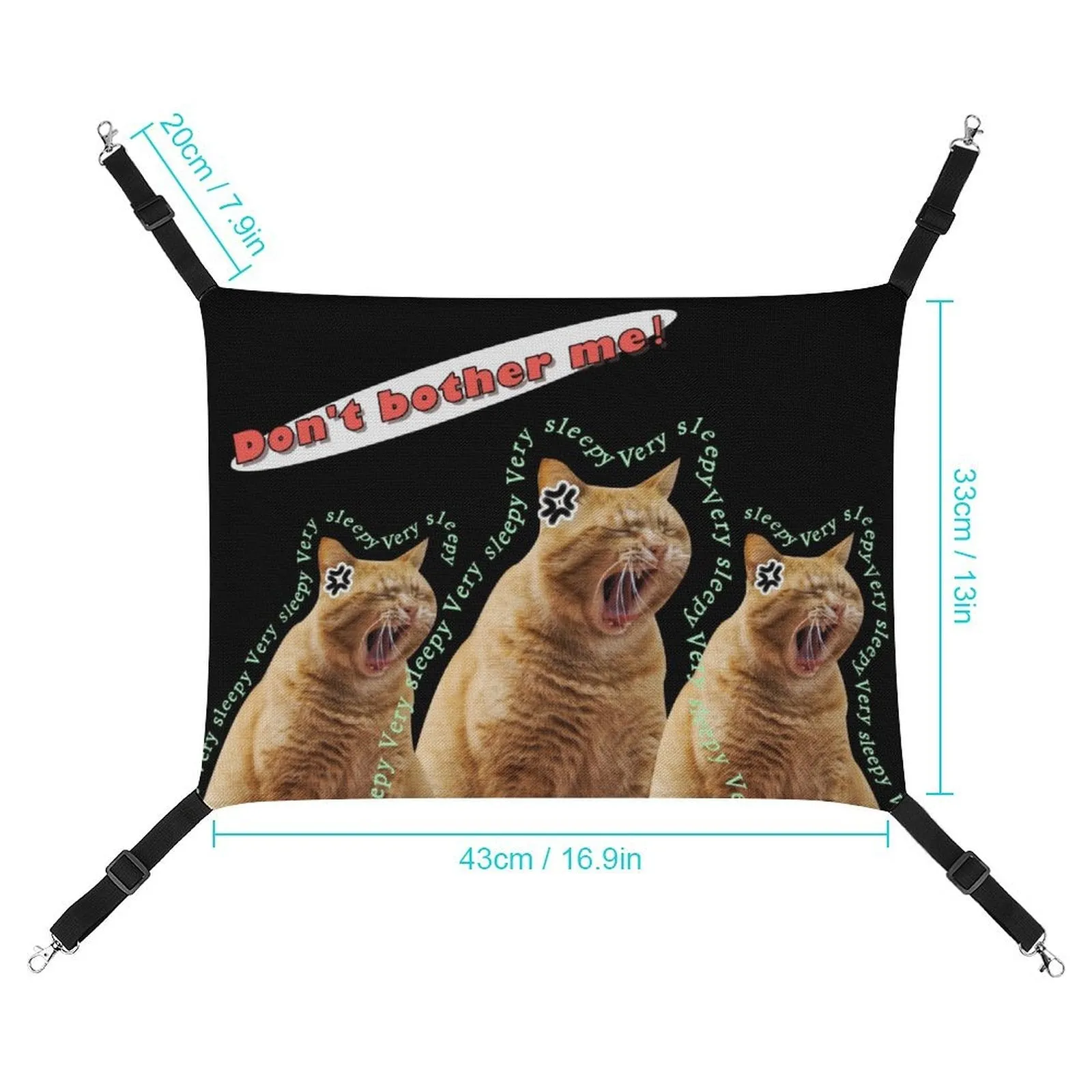 Custom Photo Pet Hammock Don't Bother Me Pet Hammock