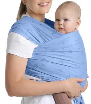 Cute Kitten Pattern - Baby Wrap - Soft and Comfortable Baby Wearing Wrap Hands Free Design Infant Sling Carrier for Newborn to Toddler 7-35 lbs