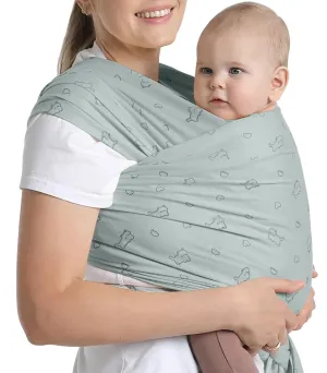 Cute Kitten Pattern - Baby Wrap - Soft and Comfortable Baby Wearing Wrap Hands Free Design Infant Sling Carrier for Newborn to Toddler 7-35 lbs