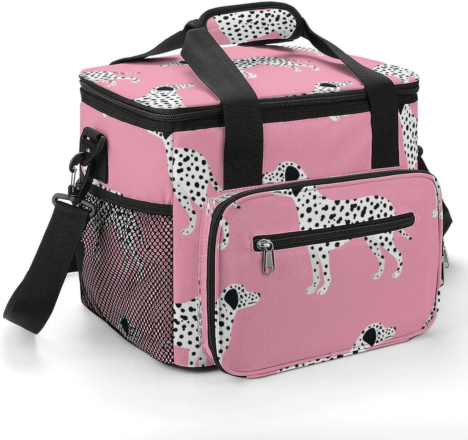 Dalmatian Dog 22.5L Insulated Camping Coolers Bag Hand Drawn Large Leakproof Ice Chest for Beach Travel Picnic