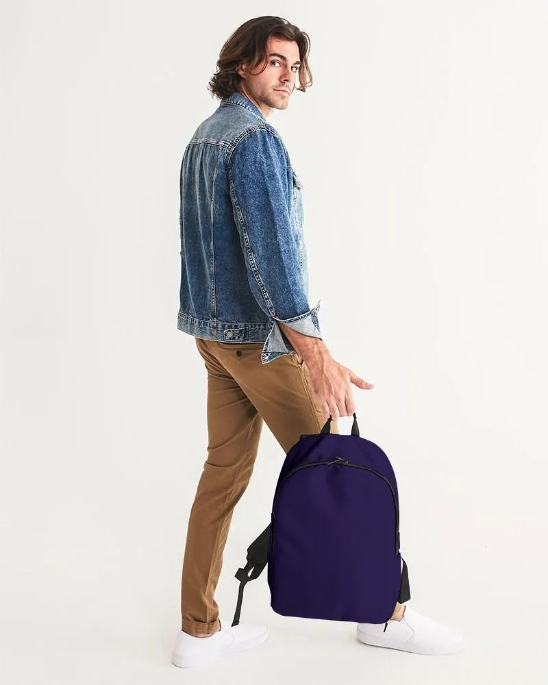 Dark Midtone Blue Waterproof Backpack | C80M80Y0K80