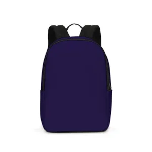 Dark Midtone Blue Waterproof Backpack | C80M80Y0K80