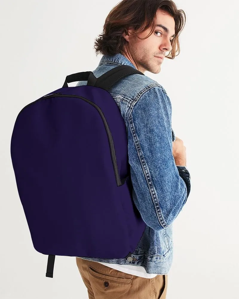 Dark Midtone Blue Waterproof Backpack | C80M80Y0K80