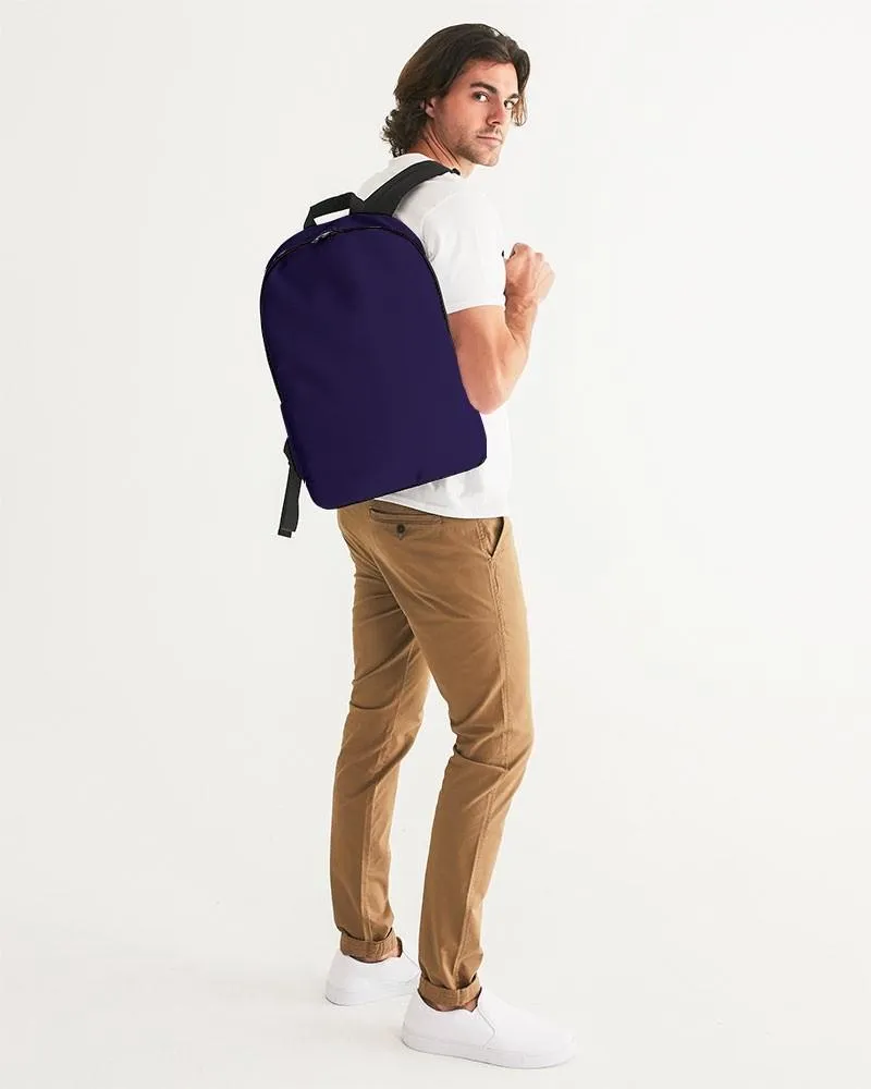 Dark Midtone Blue Waterproof Backpack | C80M80Y0K80