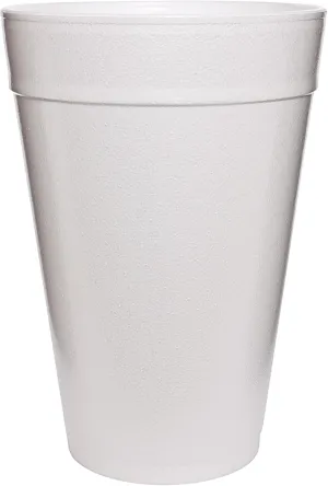 Dart 32TJ32 32 oz Foam Cup , White, 6.6", 500 Count (Pack of 1)