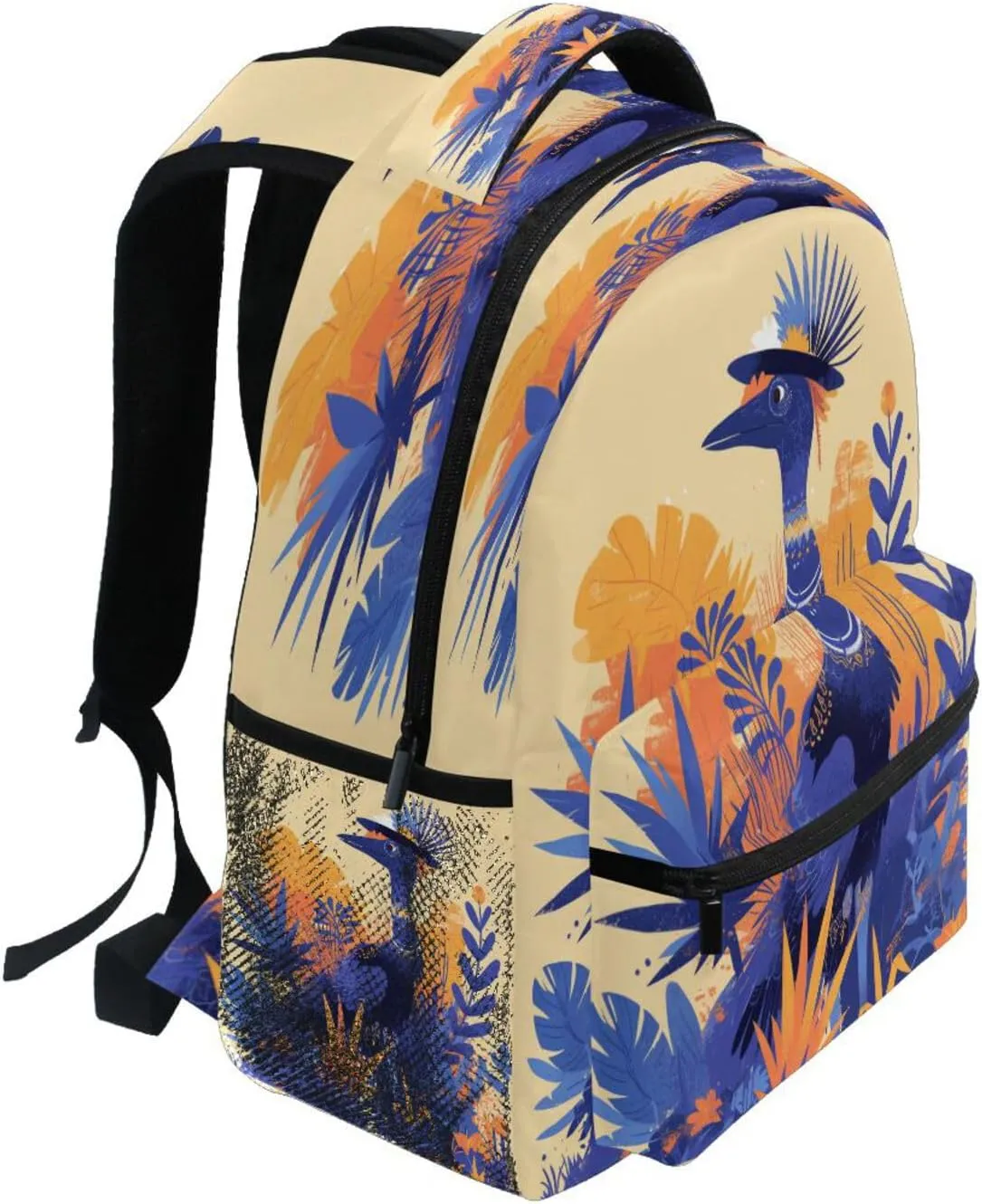 Day Backpack for Teenager Waterproof Carry On Backpacks with Chest Strap Gift Men & Women Dusty Miller Style