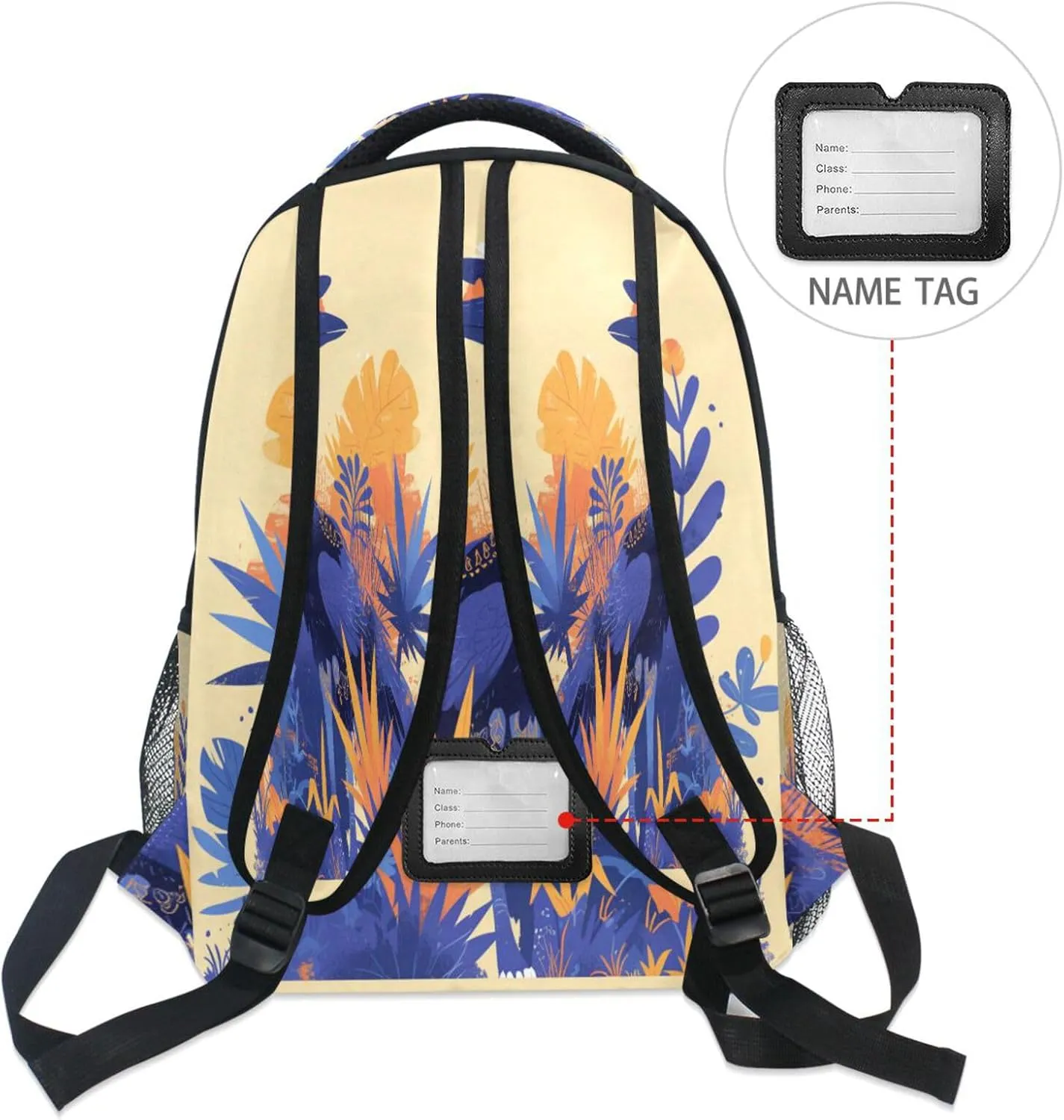 Day Backpack for Teenager Waterproof Carry On Backpacks with Chest Strap Gift Men & Women Dusty Miller Style