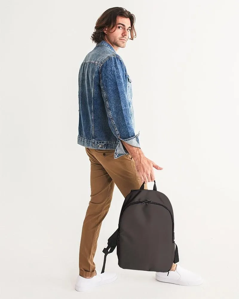 Deep Dark Brown Waterproof Backpack | Deep Dark Pale Brown | C60M60Y60K60
