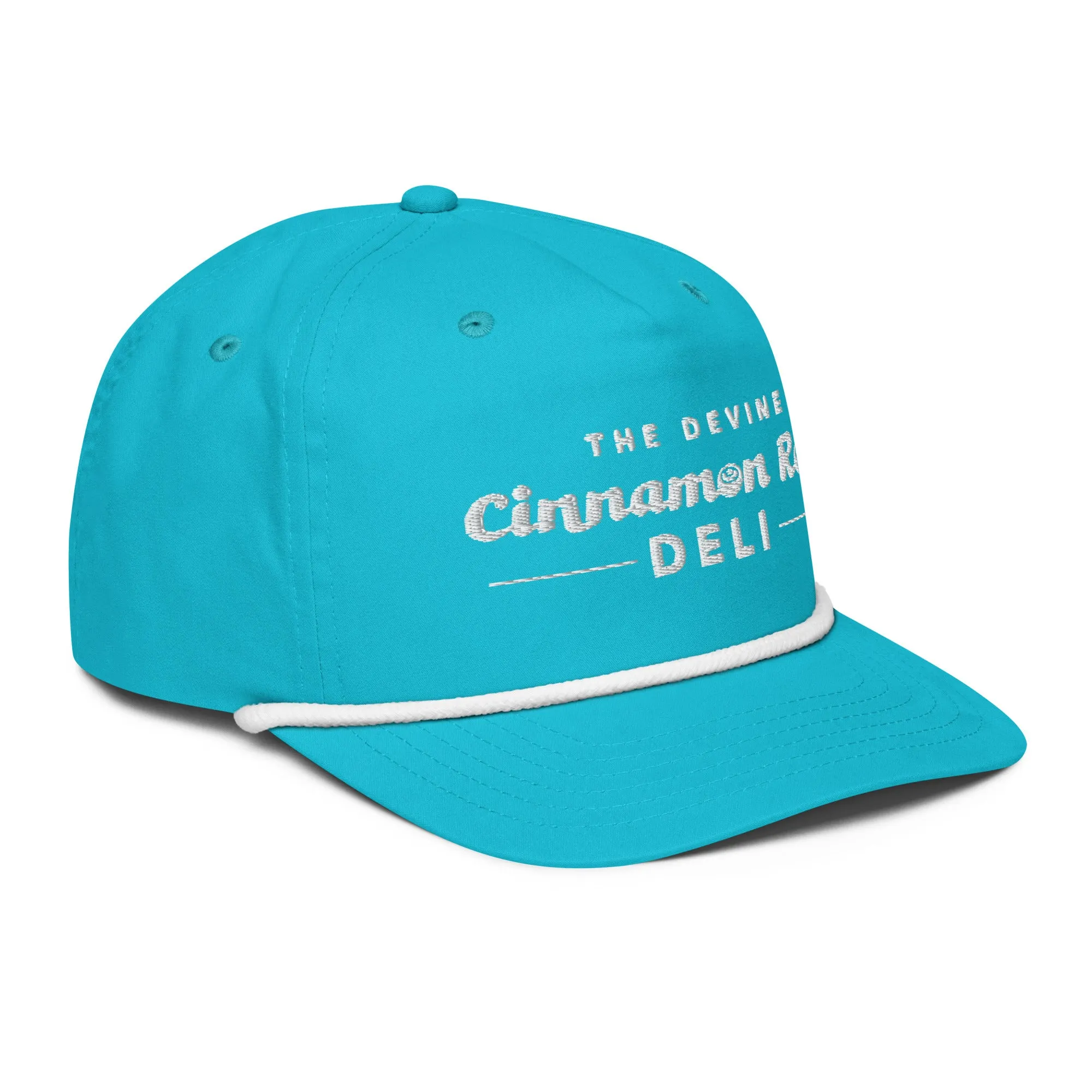 Devine Cinnamon Roll Deli - Rope Hat - White Logo