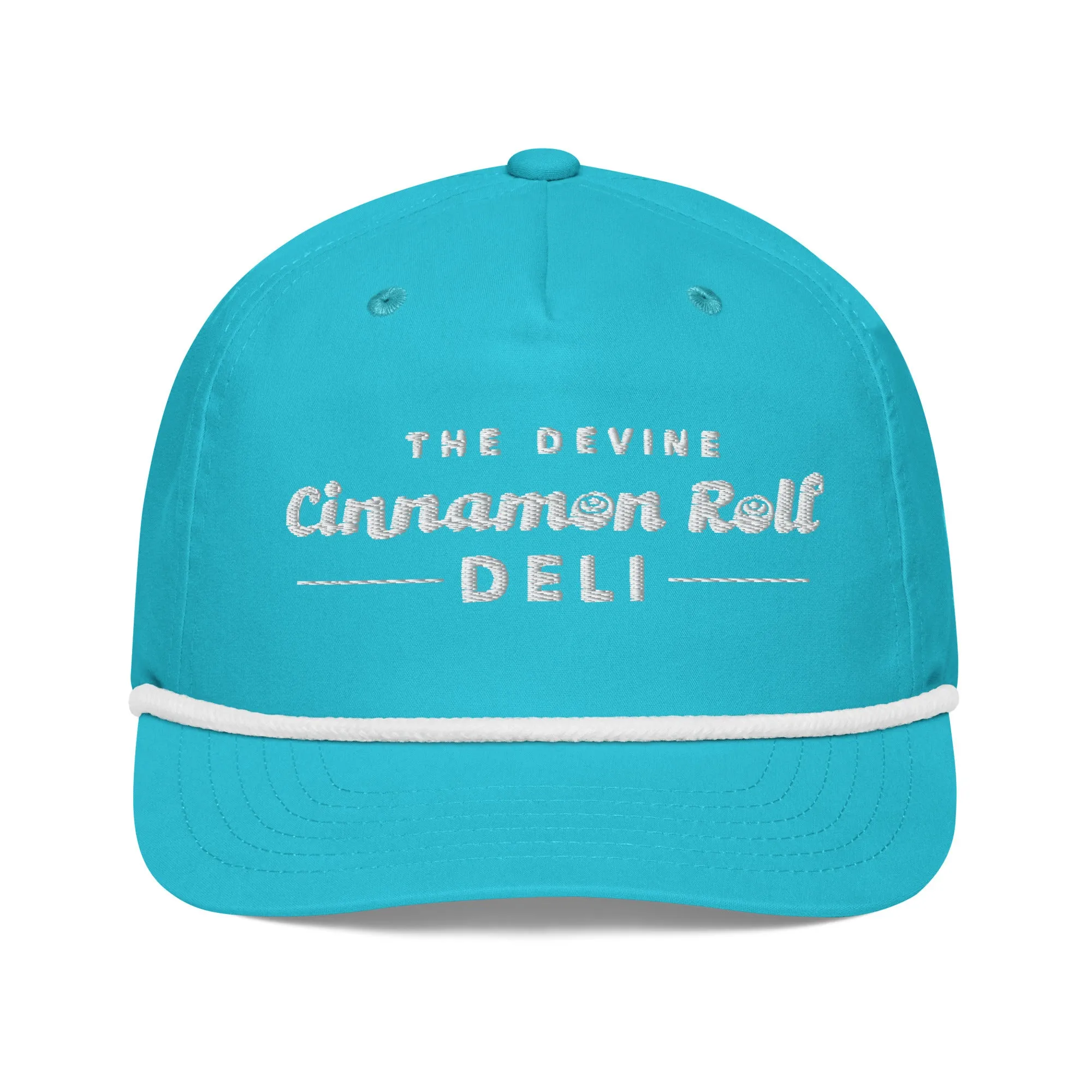 Devine Cinnamon Roll Deli - Rope Hat - White Logo