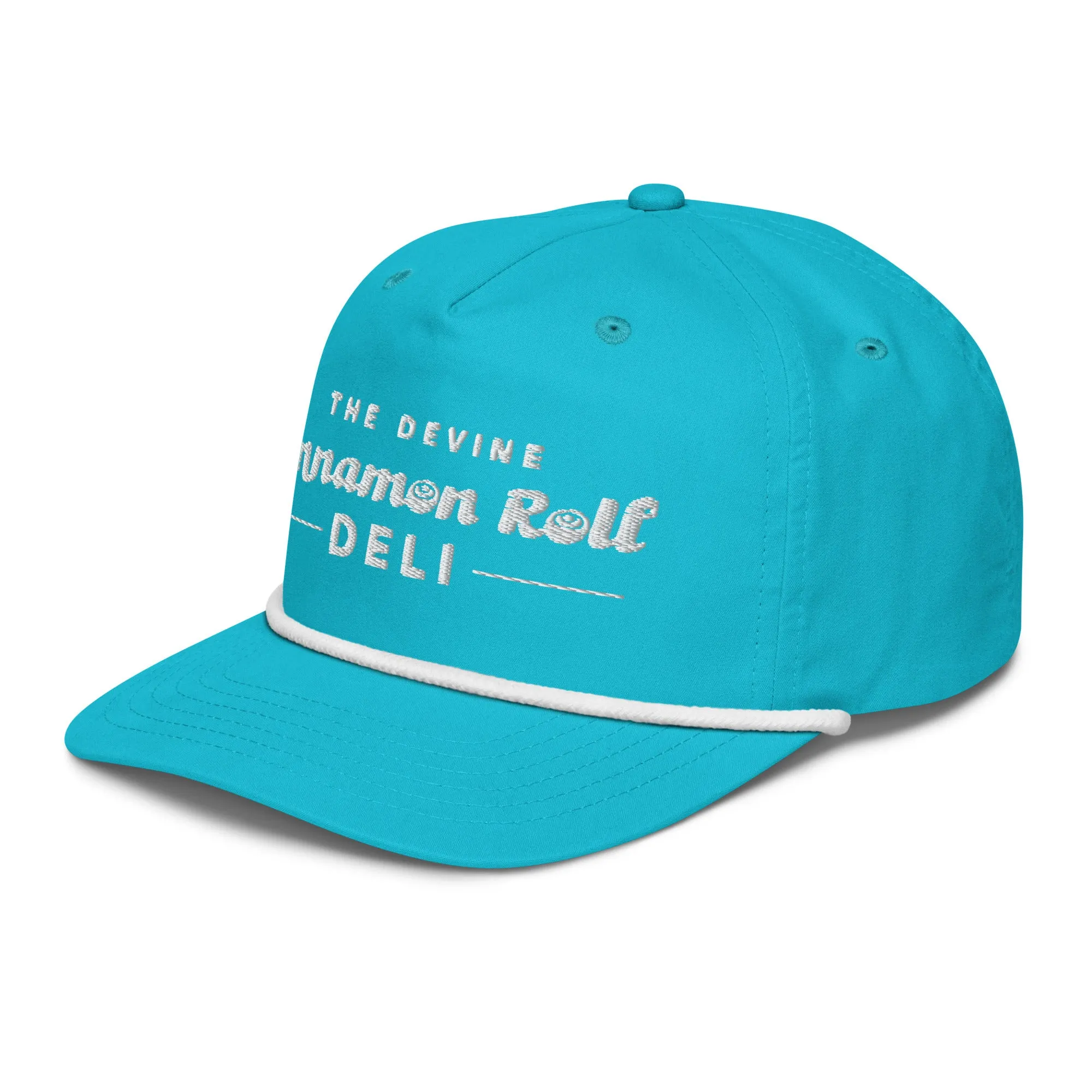 Devine Cinnamon Roll Deli - Rope Hat - White Logo