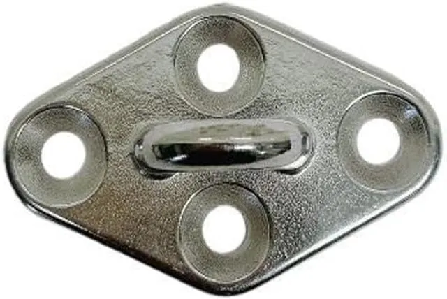 Diamond Pad Eye Plate 11/32" 304 Stainless Steel for Hammock,Rigging Boat Deck