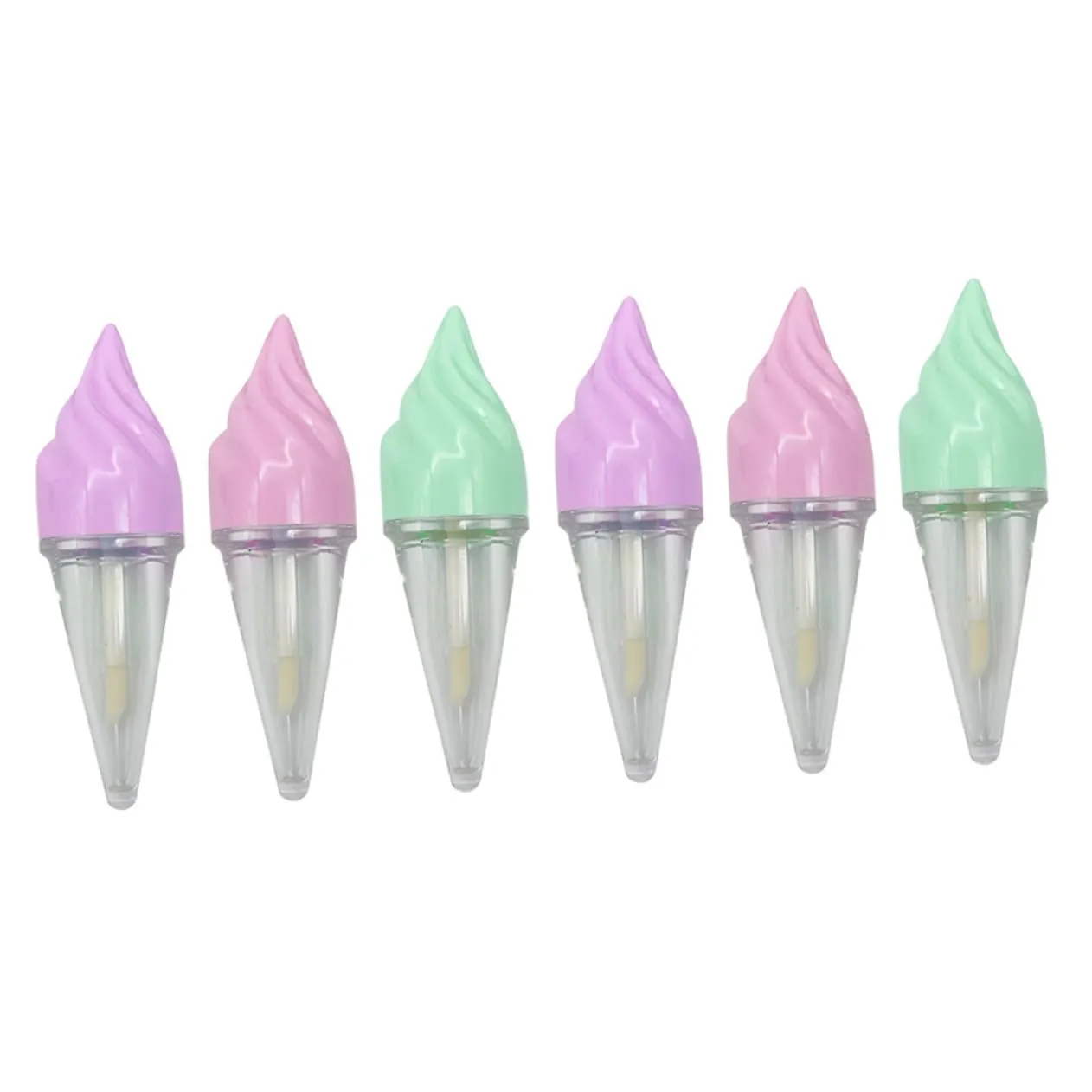 Didiseaon 6pcs Portable Lip Gloss Tubes Empty Lip Cream Bottles for Transparent Balm Containers Lightweight and Refillable Gloss Accessories for Travel and Daily Use