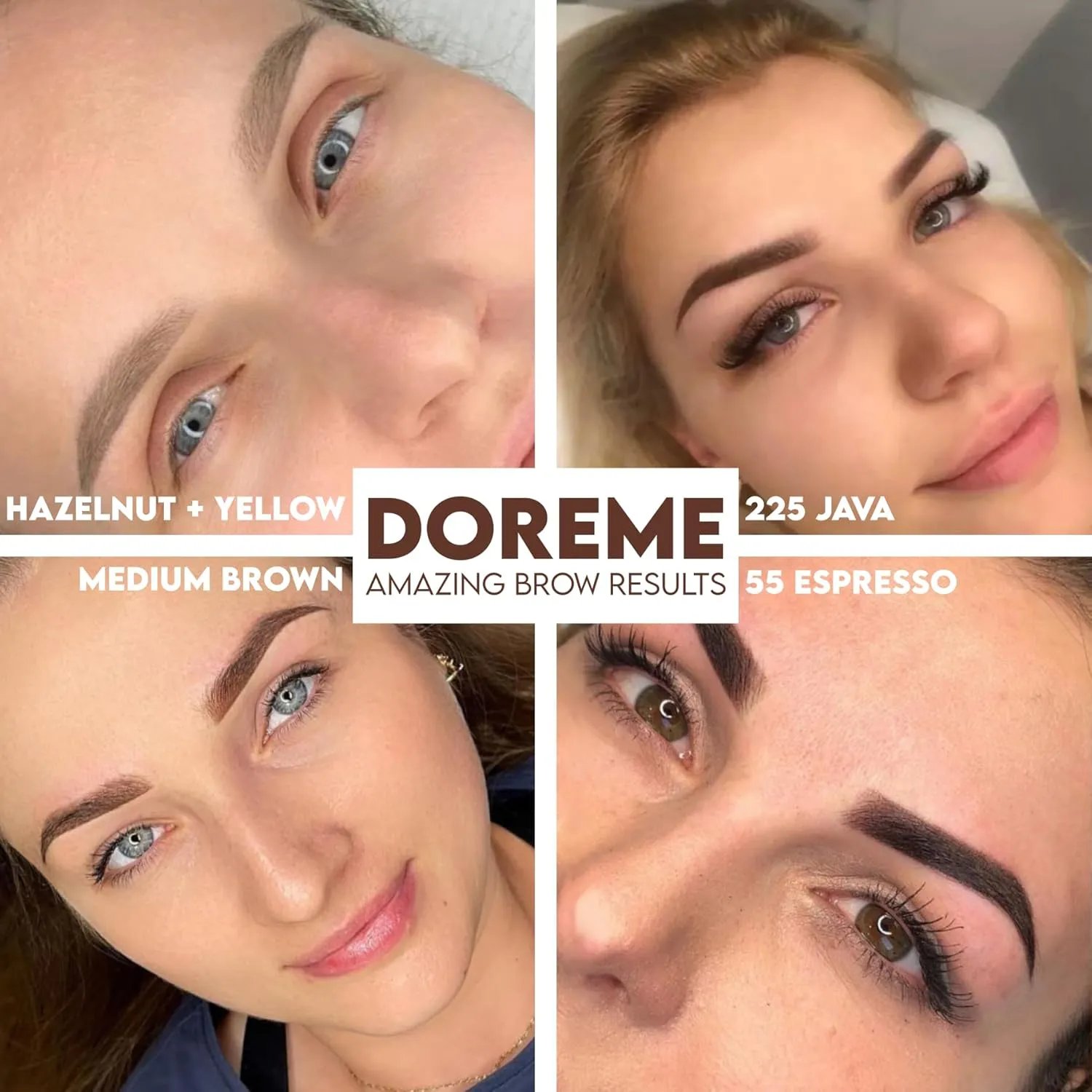 DOREME Permanent Makeup Pigment Ink Hazelnut Eyebrow Brow Tattoo Micro Cosmetic Micropigmention