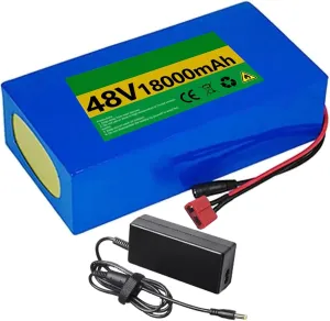 Ebike Battery 36V 48V Electric Bike Battery 48V 18Ah, 36 Volt Lithium Battery for Electric Bike, Lithium Ion Battery for 350W 500W 750W 1000W